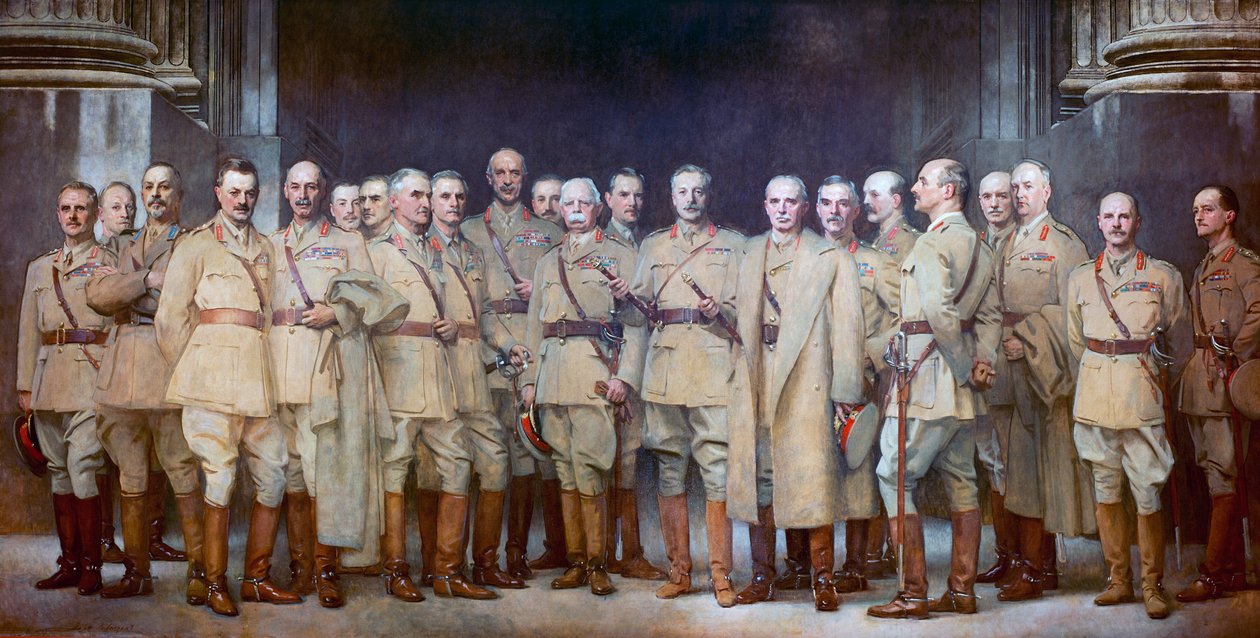 Generalofficerare från första världskriget av John Singer Sargent