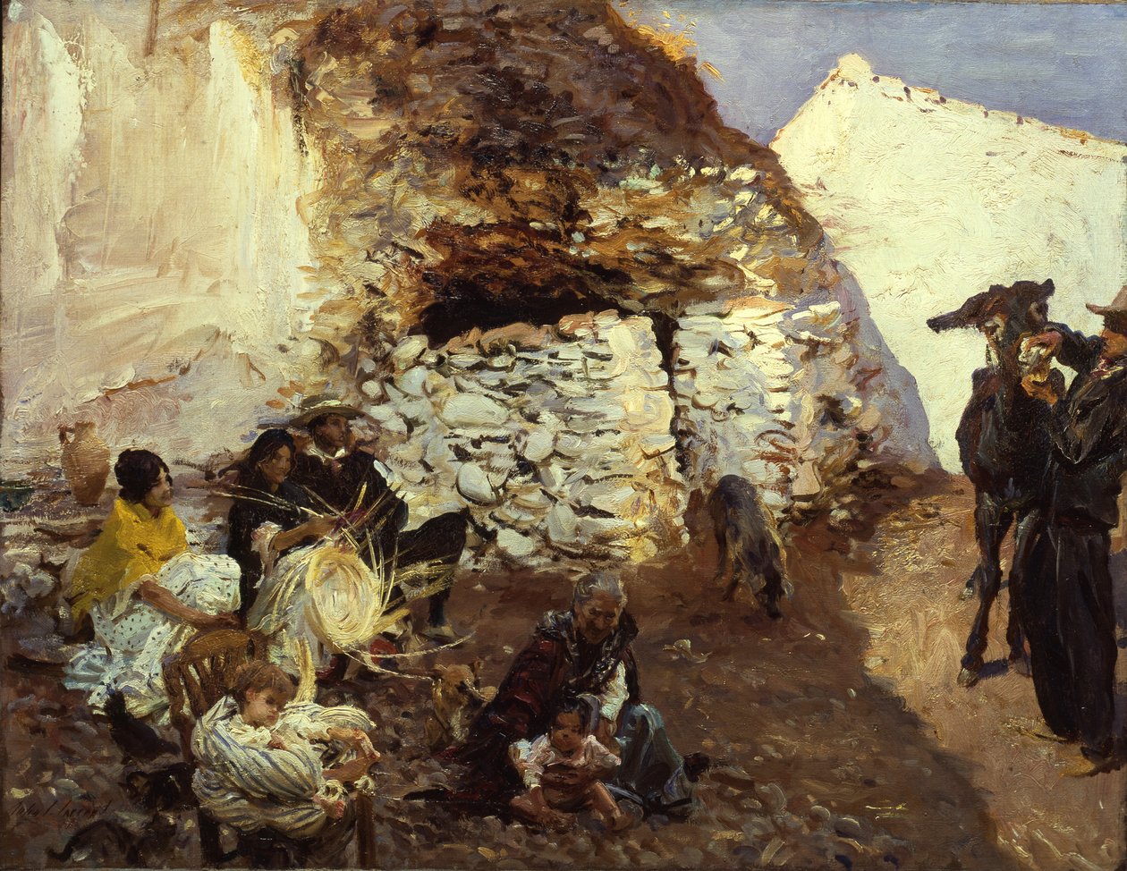Gypsy Encampment, Granada, Spanien, ca 1912-13 av John Singer Sargent