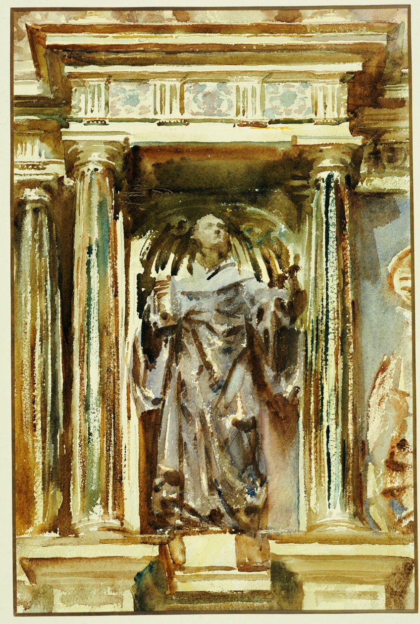 I en kyrka i Granada av John Singer Sargent