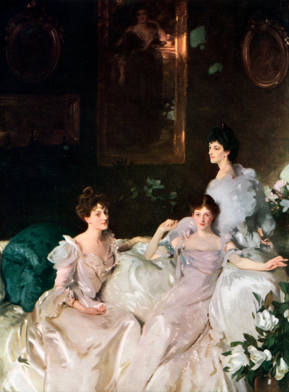 Lady Elcho, Mrs Tennant och Mrs Adeane, 1926. av John Singer Sargent
