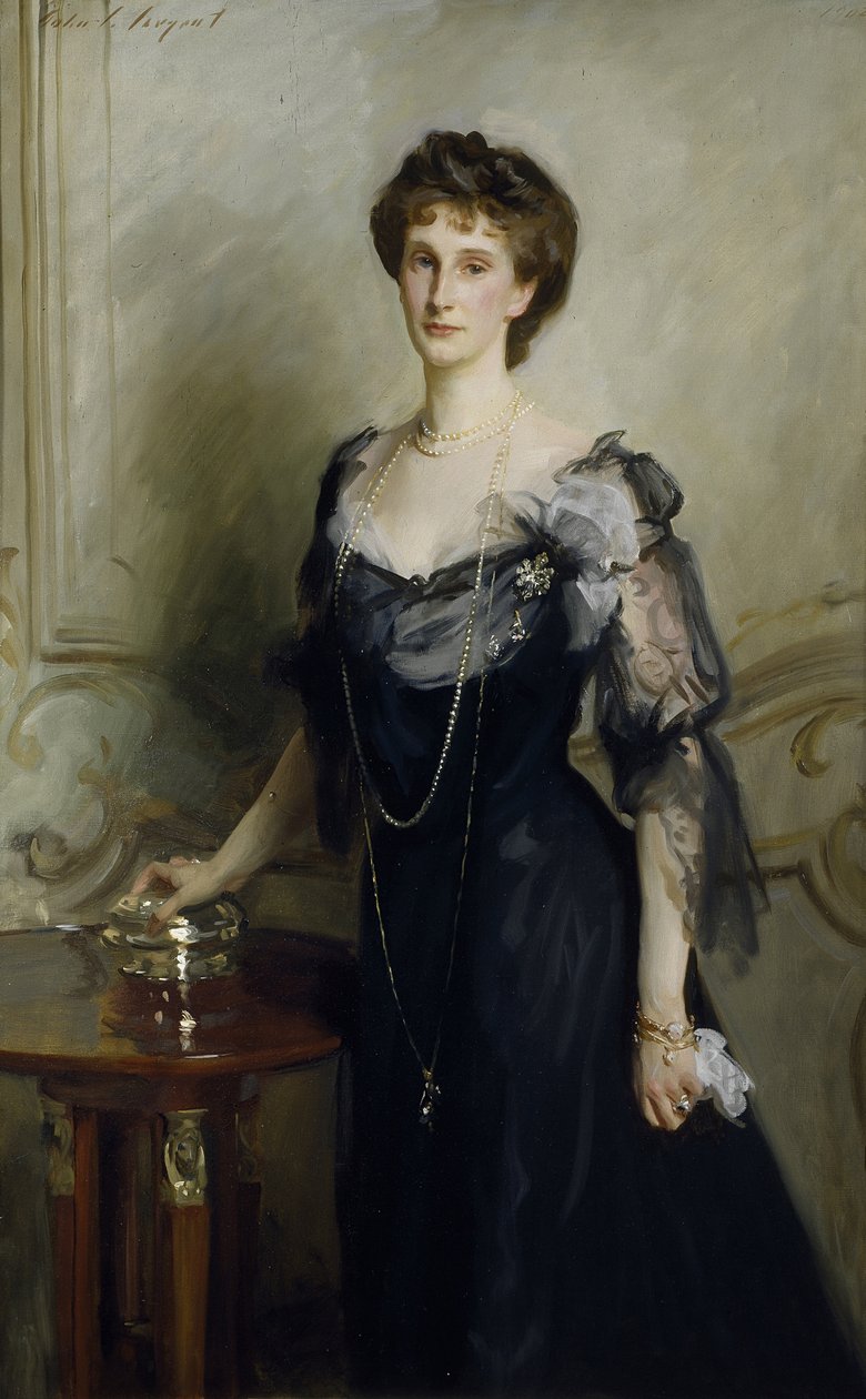 Lady Evelyn Cavendish (olja på duk) av John Singer Sargent