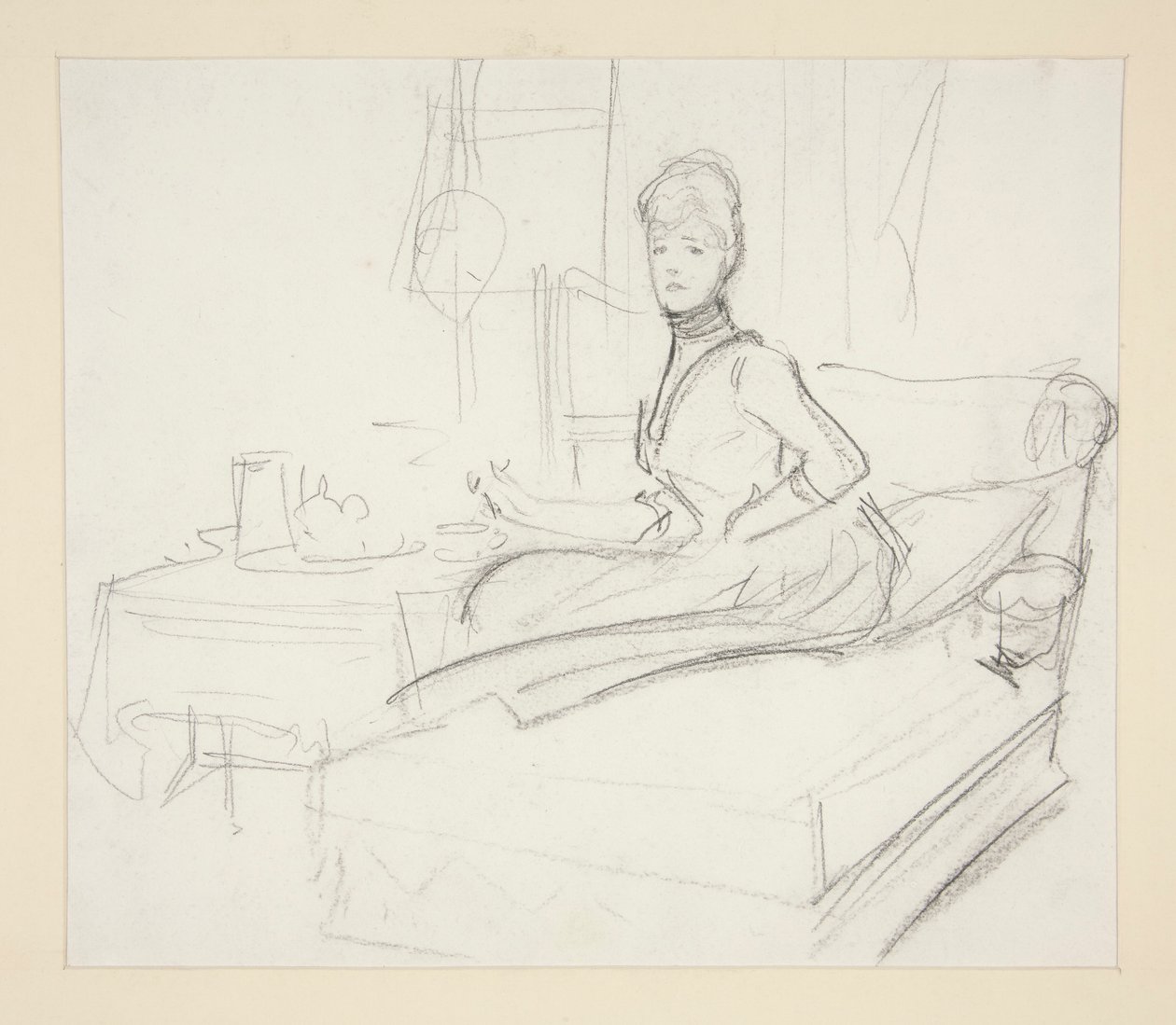 Dam vid tebordet av John Singer Sargent