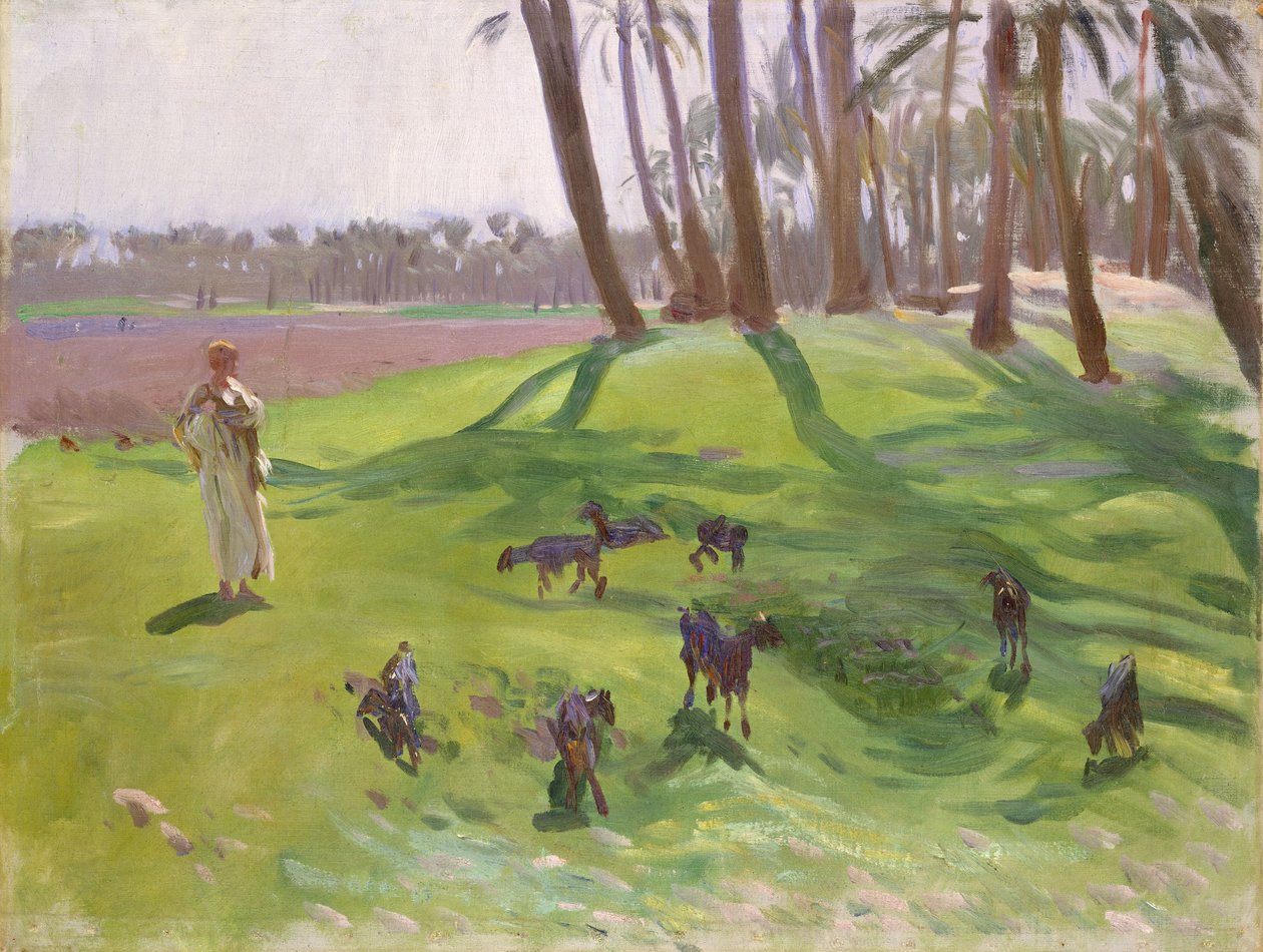 Landskap med gethjärde, 1890–91 av John Singer Sargent