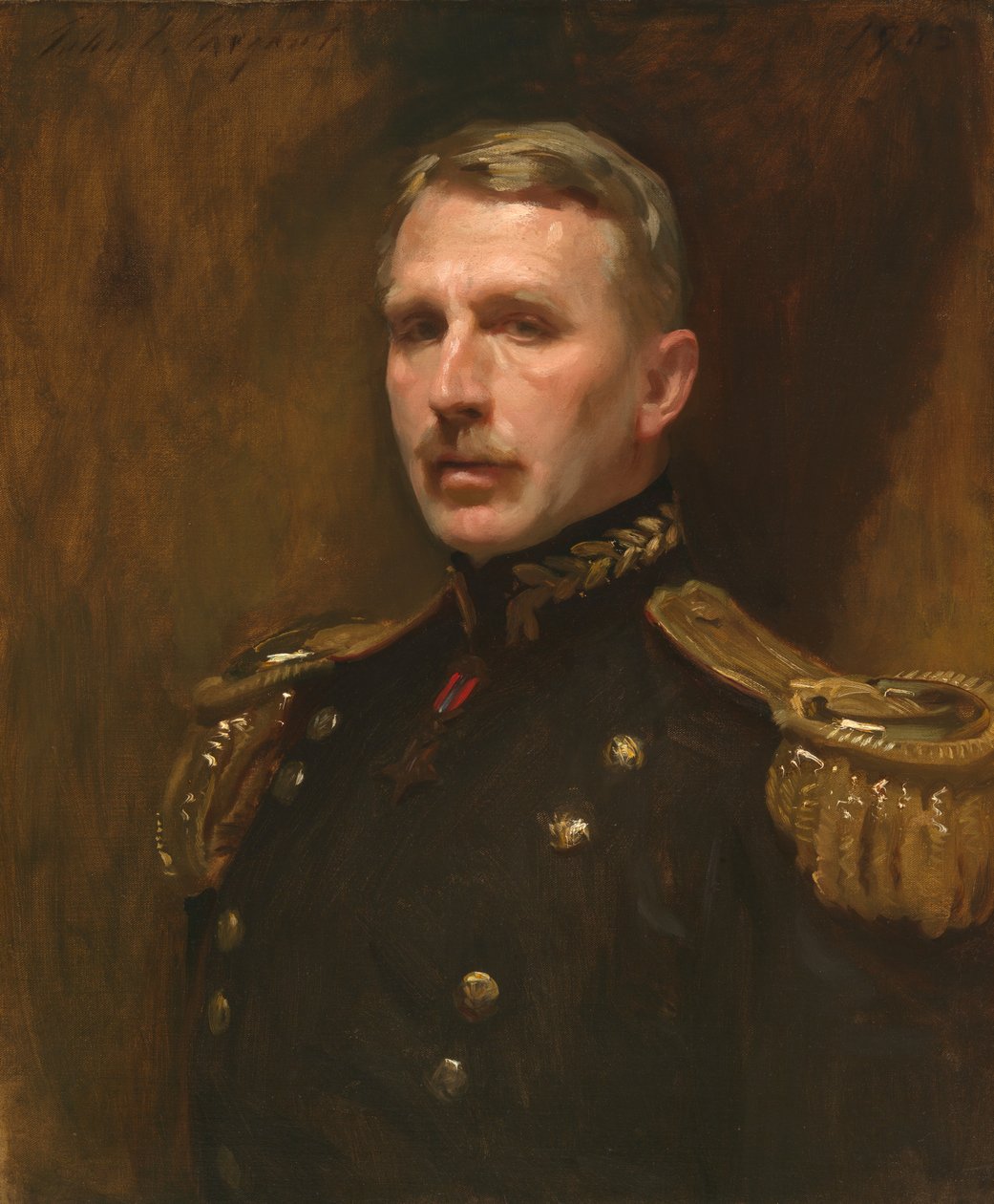Leonard Wood av John Singer Sargent