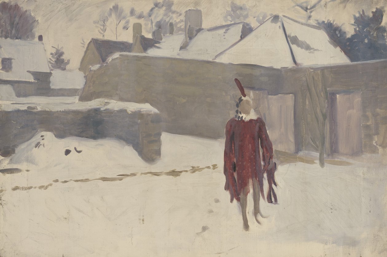 Mannikin i snön, c.1893-5 av John Singer Sargent