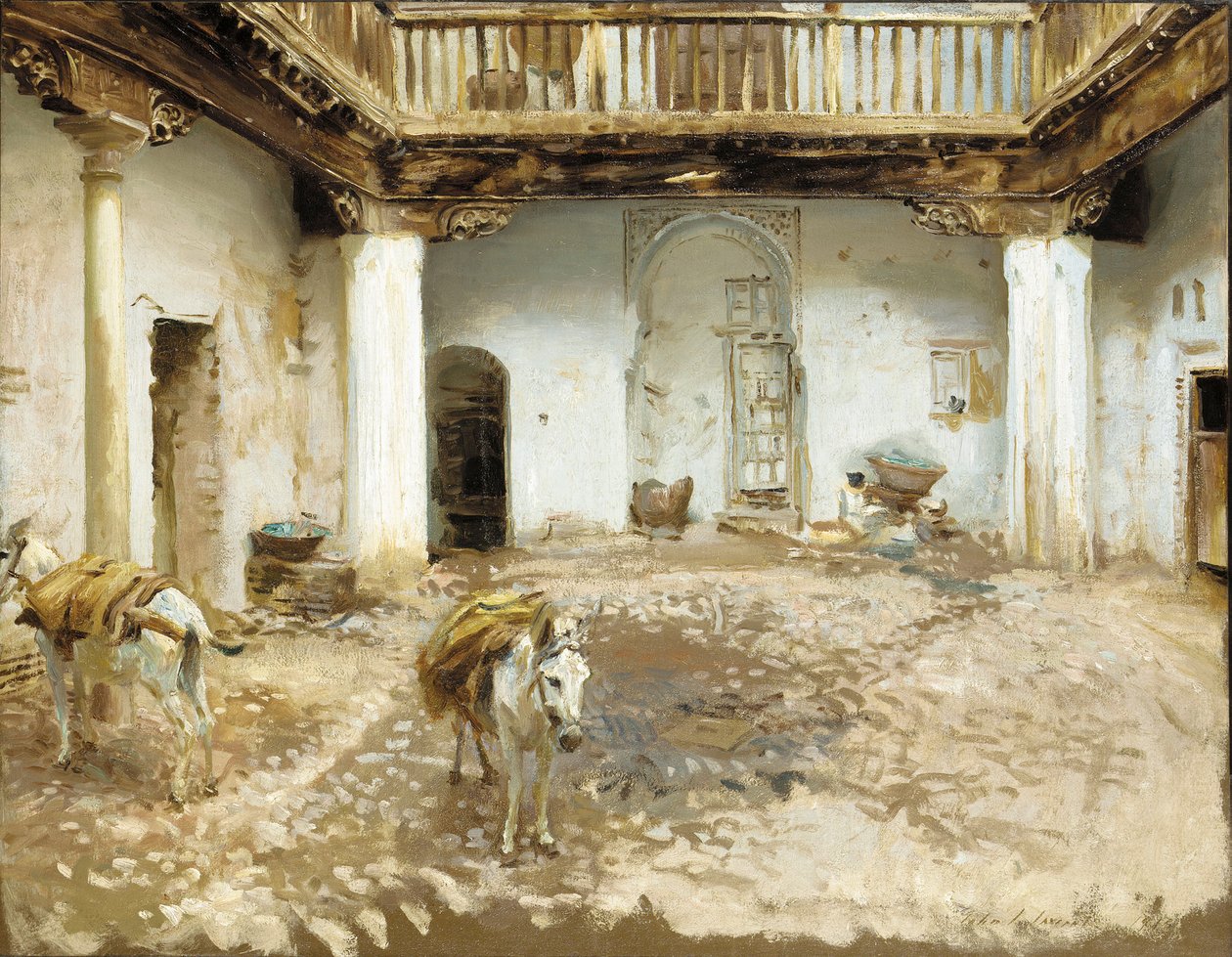 Moriska innergården av John Singer Sargent