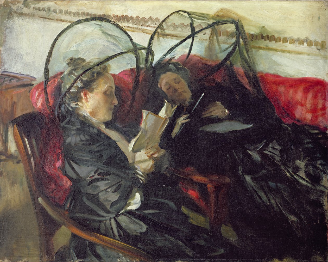 Myggnät, 1908 av John Singer Sargent