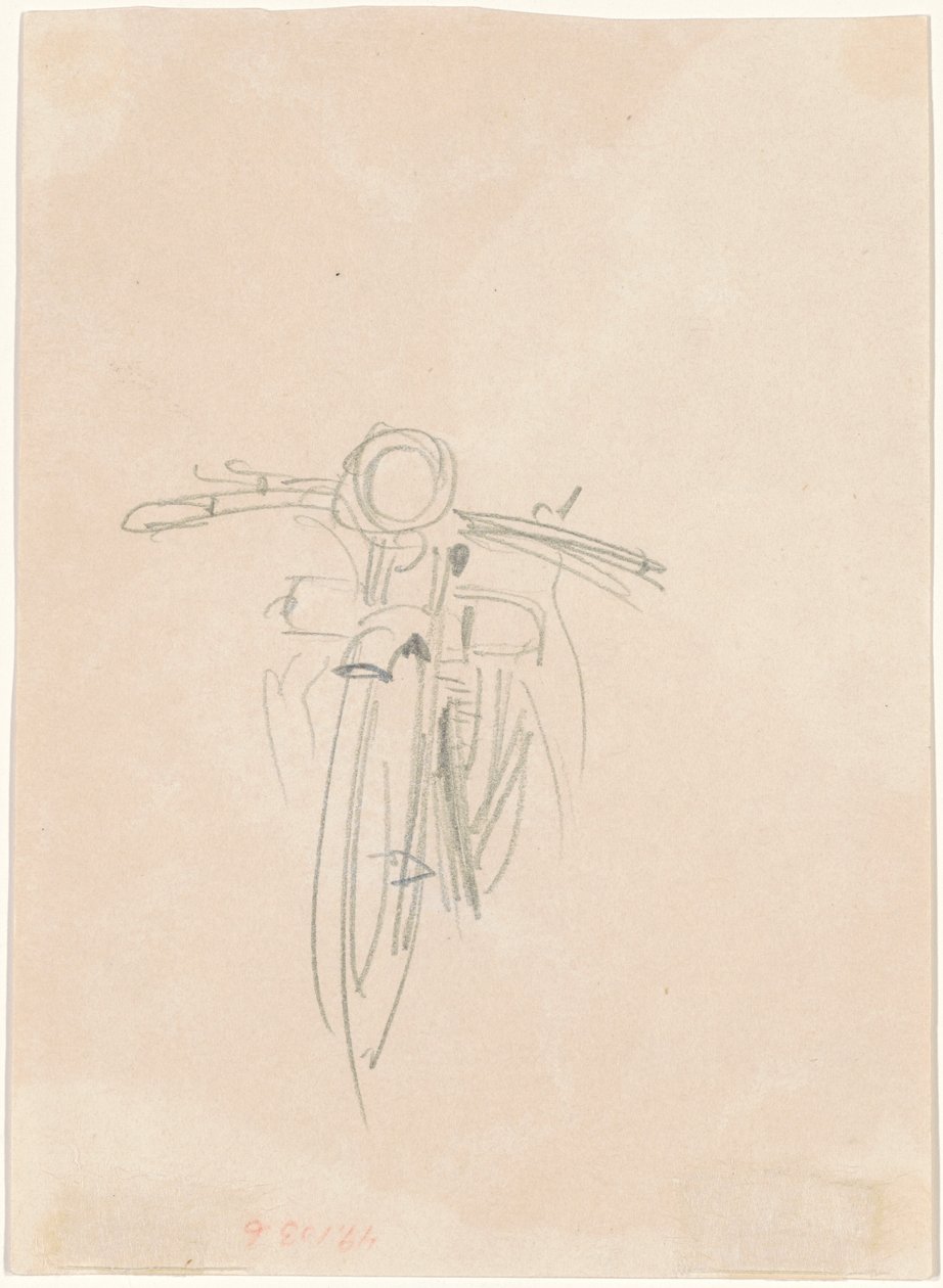 Motorcykel [verso], 1918. av John Singer Sargent
