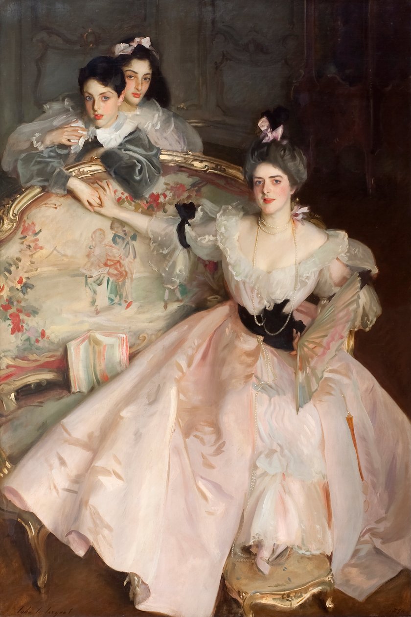 Fru Carl Meyer och hennes barn av John Singer Sargent
