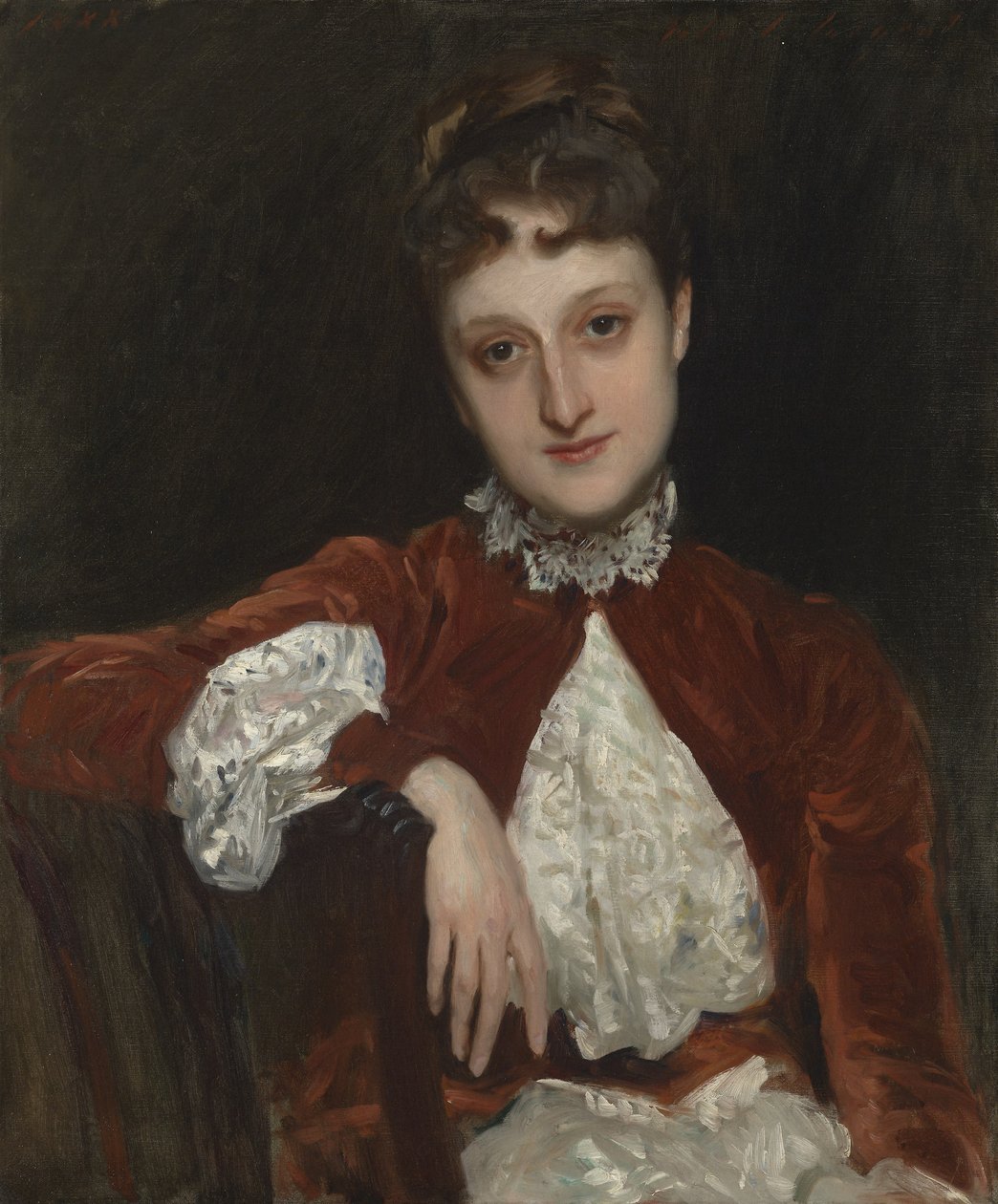 Mrs Charles Deering (Marion Denison Whipple) av John Singer Sargent
