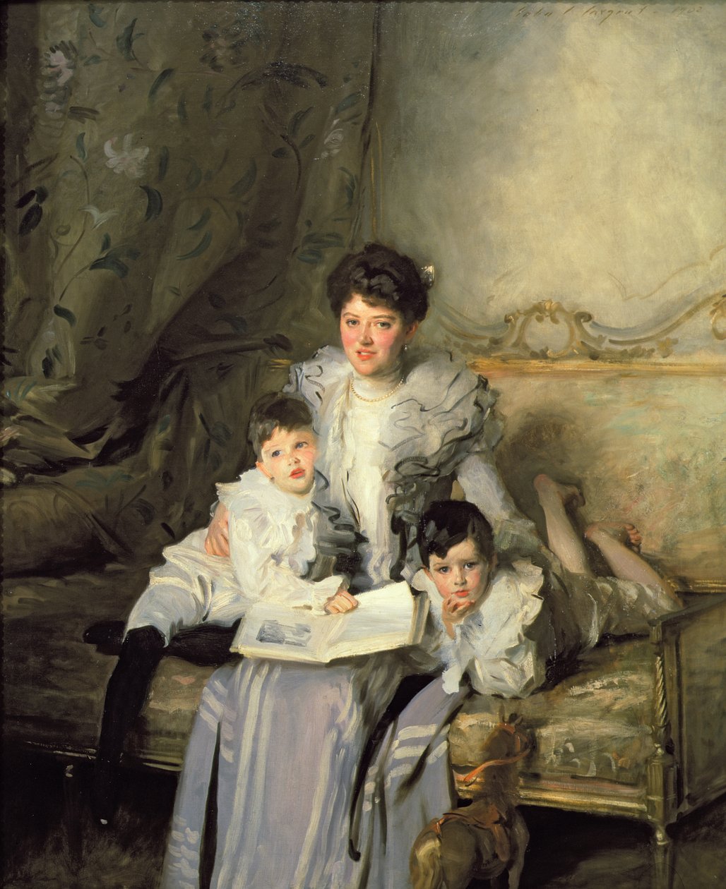 Mrs Knowles och hennes barn av John Singer Sargent