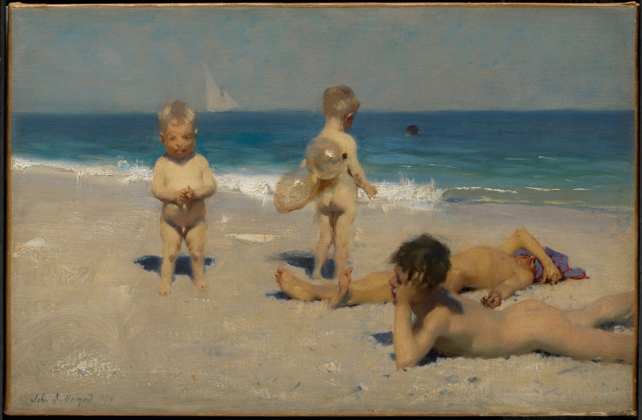 Badande napolitanska barn av John Singer Sargent