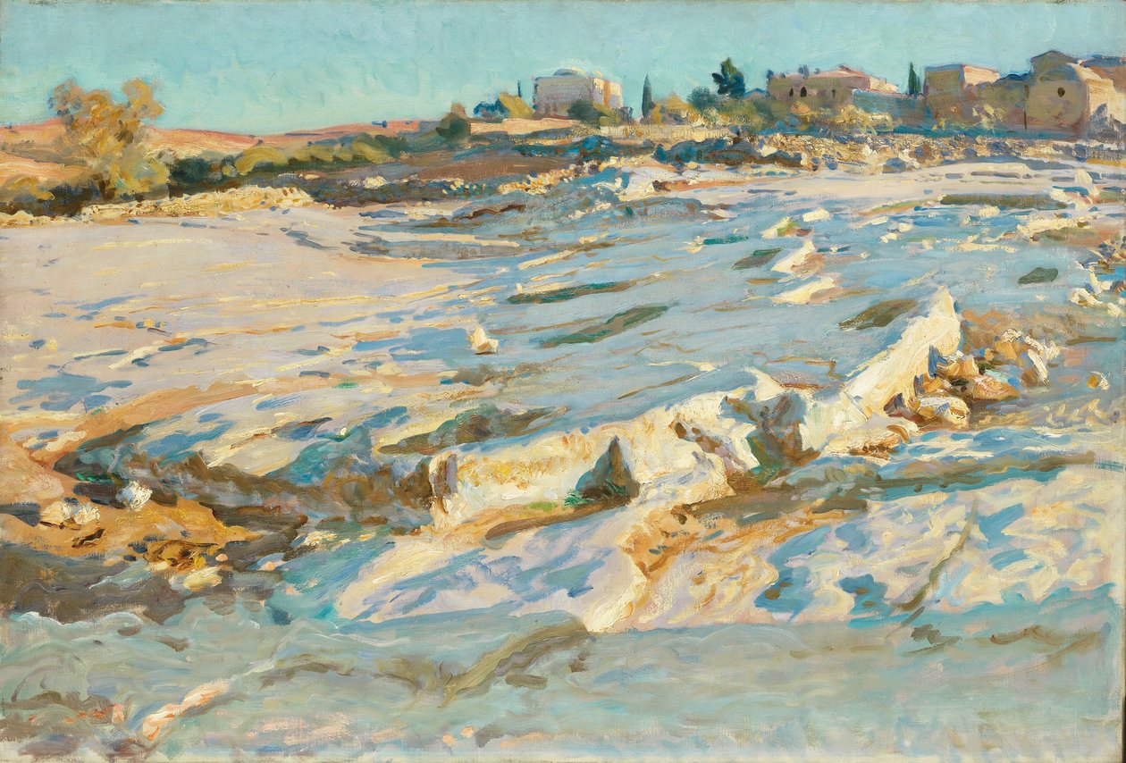 Nära Olivberget, Jerusalem, ca 1905-06 (olja på duk) av John Singer Sargent