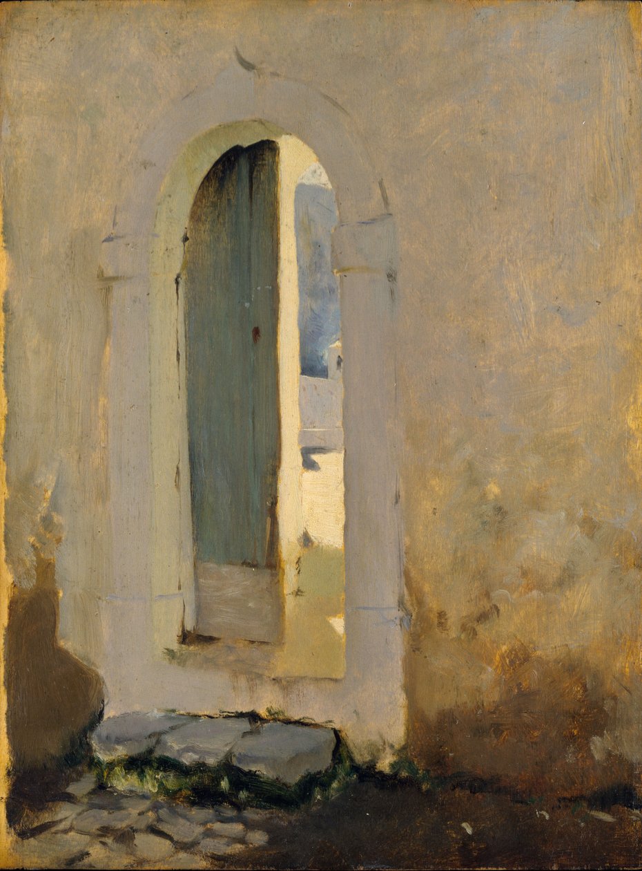 Öppen dörr, Marocko, 1879-80 av John Singer Sargent