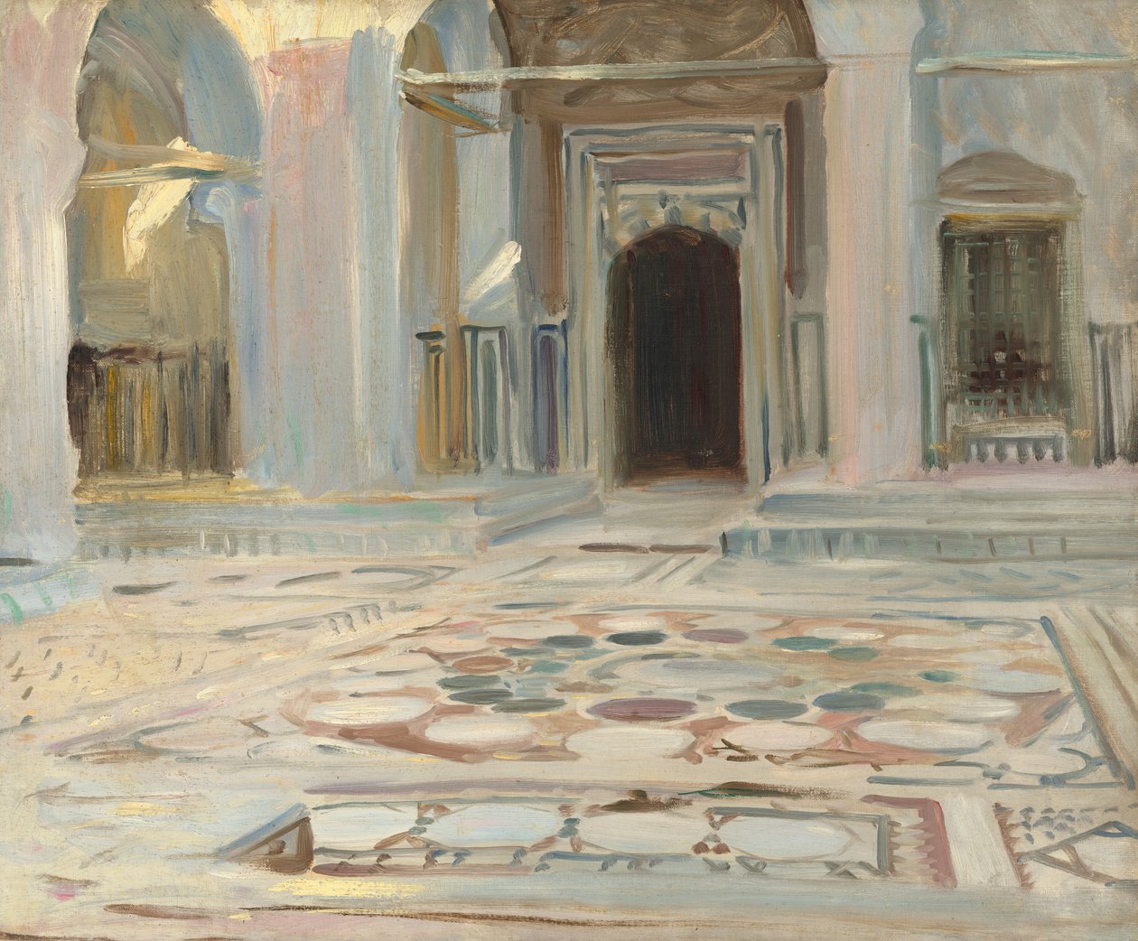 Trottoar, Kairo av John Singer Sargent