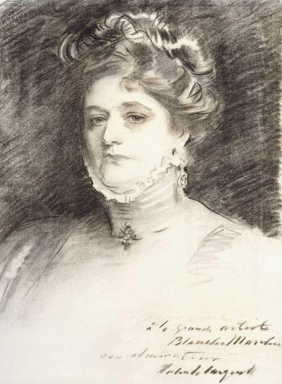 Porträtt av Blanche Marchesi, 1910 av John Singer Sargent