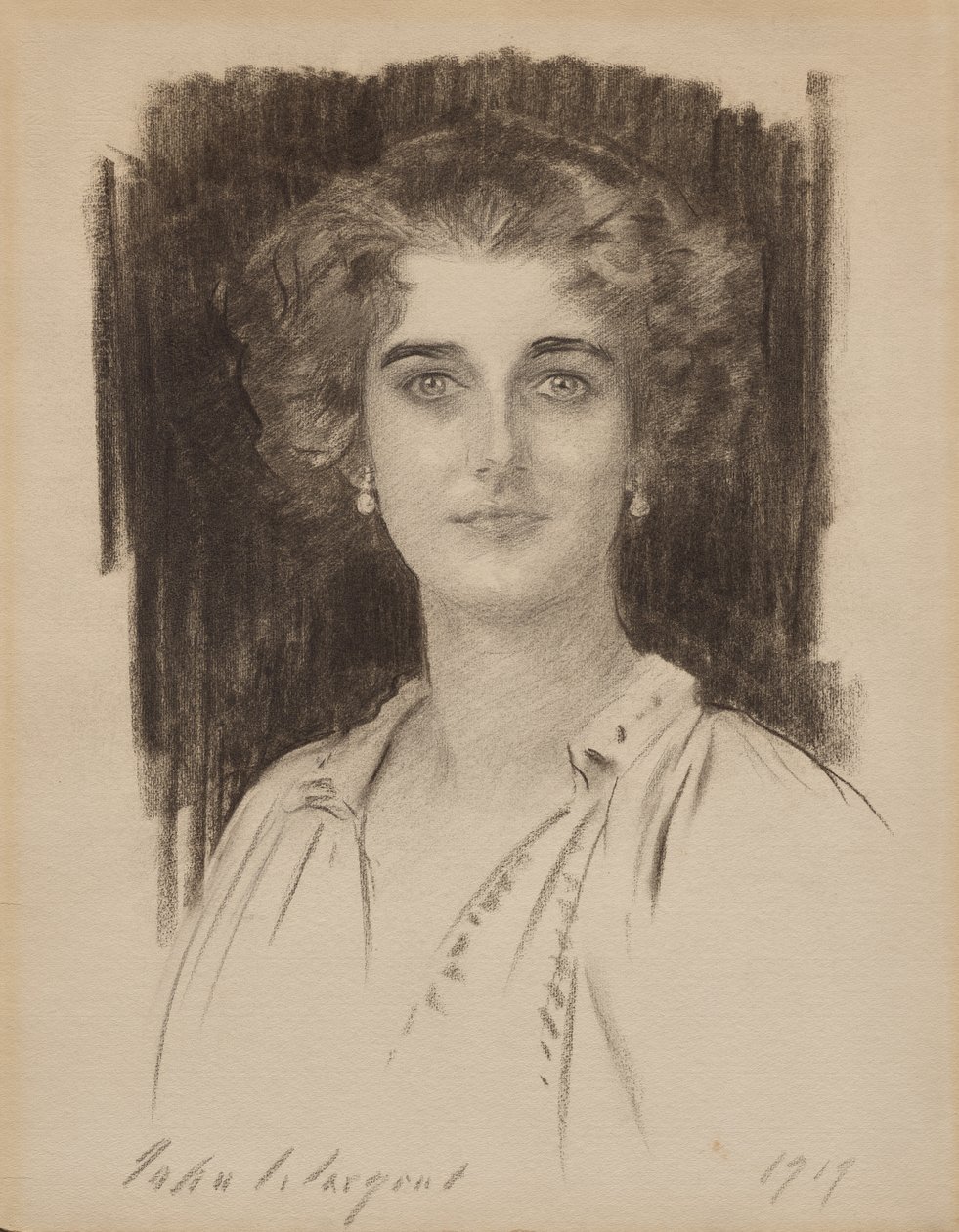 Porträtt av Dorothy Draper av John Singer Sargent