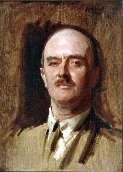 Porträtt av fältmarskalk Viscount Allenby (1861-1936) (olja på duk) av John Singer Sargent