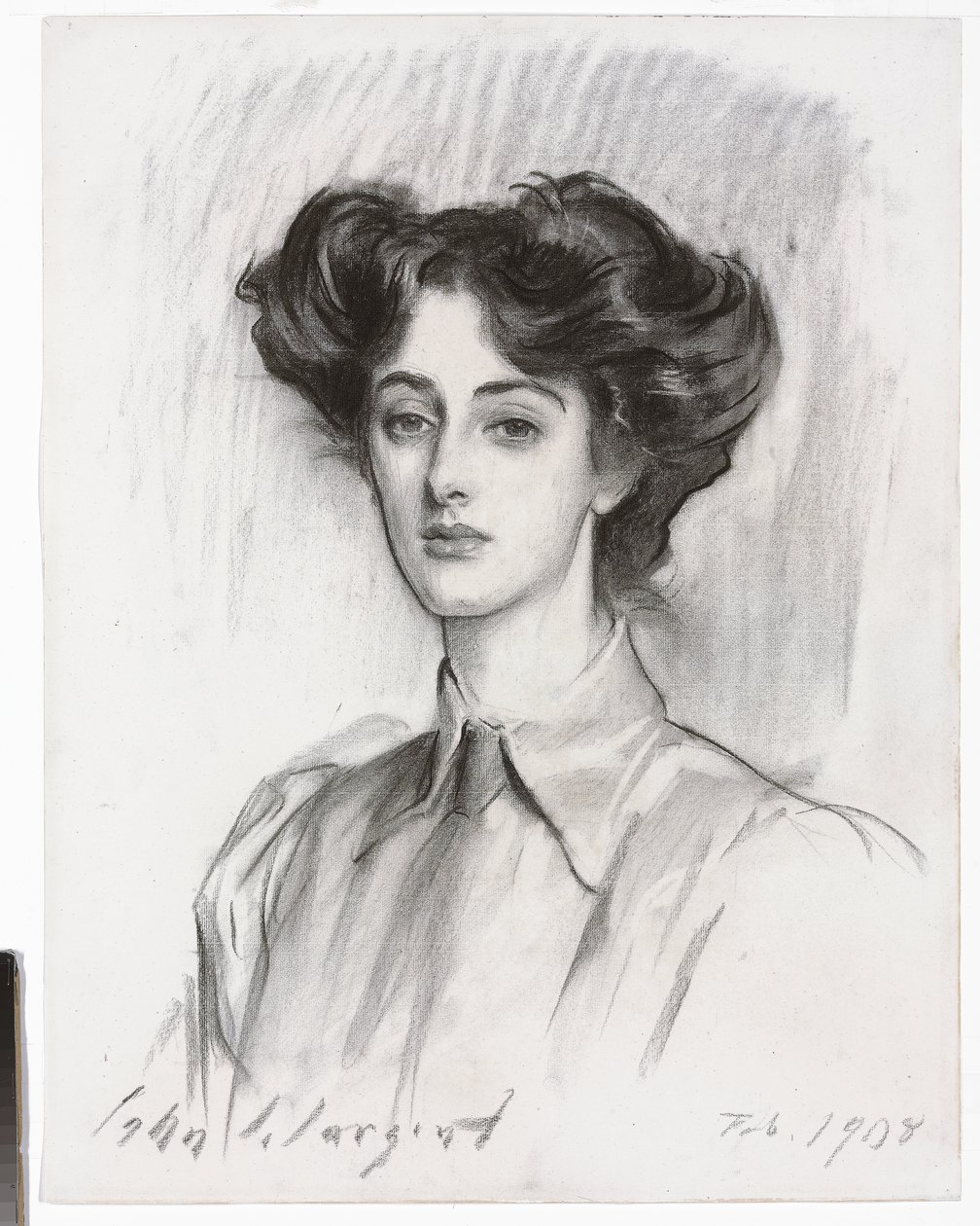Porträtt av Lady Elsie Meyer, februari 1908 av John Singer Sargent