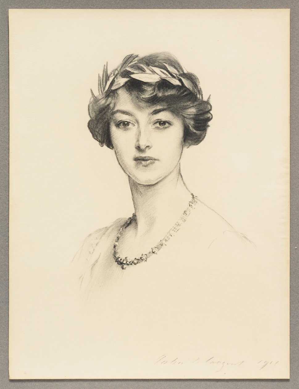 Porträtt av fru Gilbert Russell av John Singer Sargent