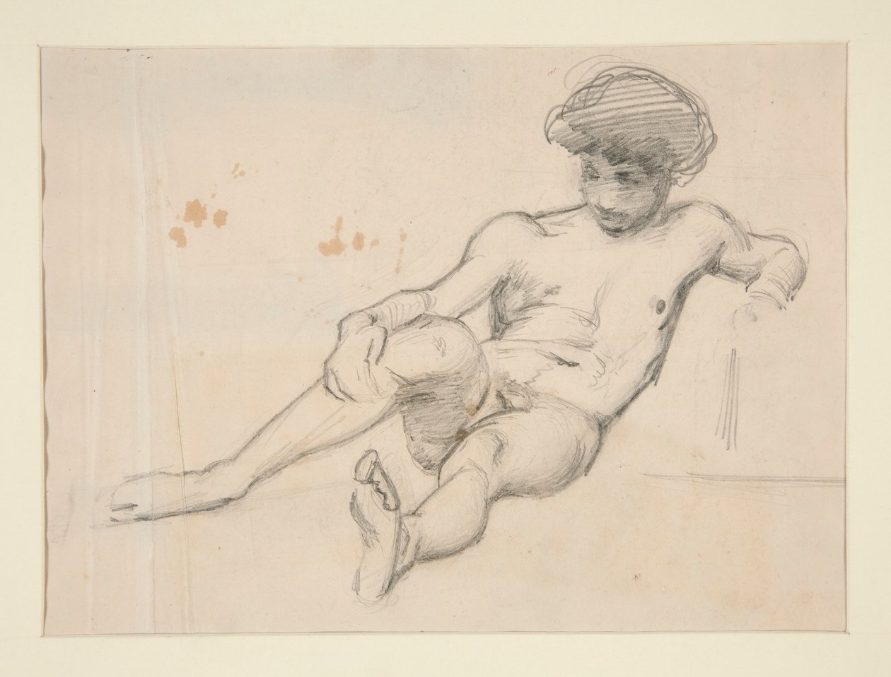 Liggande nakenfigur av John Singer Sargent