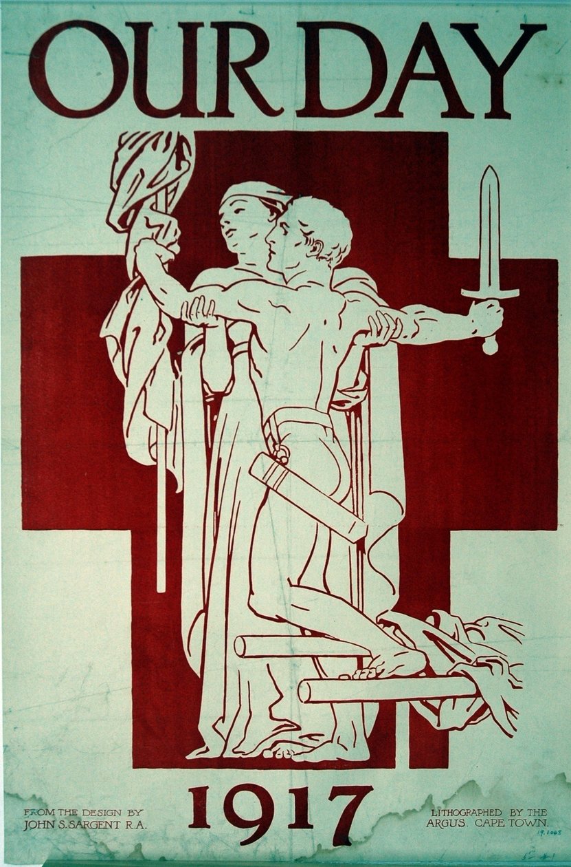 Rotes Kreuz Unser Tag 1917 av John Singer Sargent