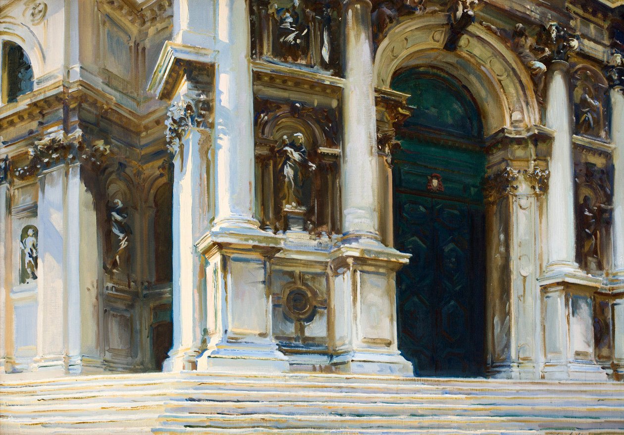 Santa Maria della Salute i Venedig, 1909. av John Singer Sargent