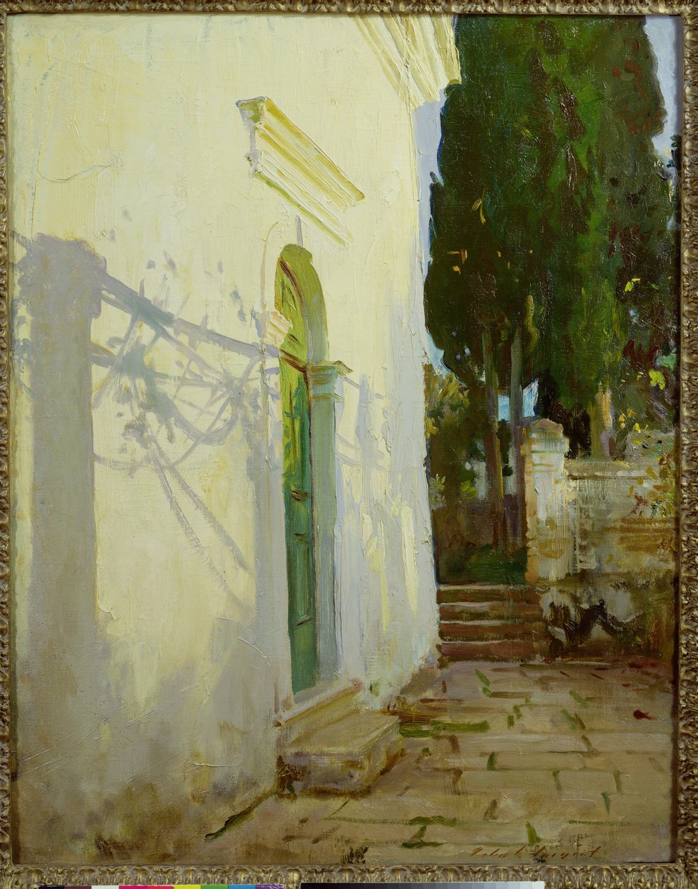 Skuggor på en vägg på Korfu av John Singer Sargent