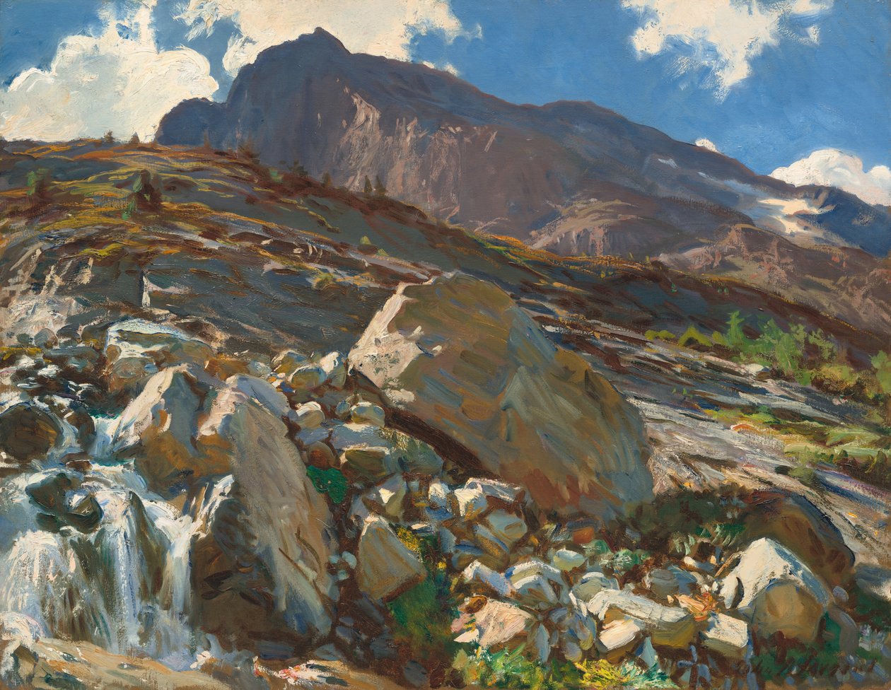 Simplon Pass av John Singer Sargent