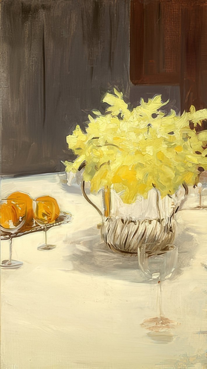 Stilleben med påskliljor. Omkring 1885-95 av John Singer Sargent