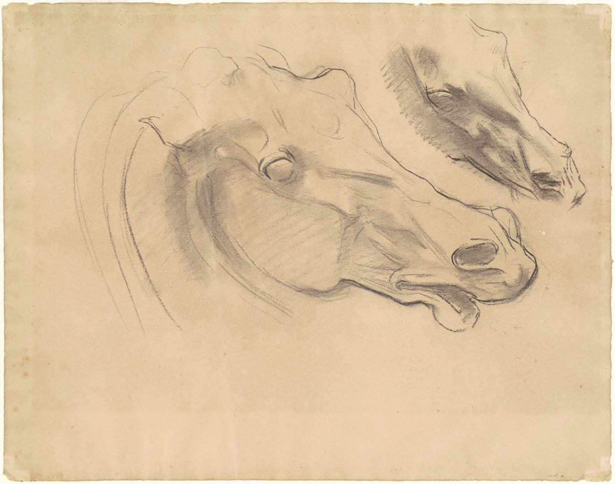 Studier för Apollo i hans vagn med timmarna, 1922-1925. av John Singer Sargent