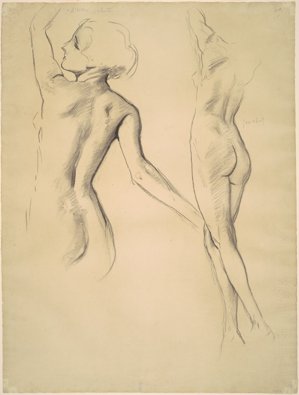 Studier för "Dancing Figures" av John Singer Sargent