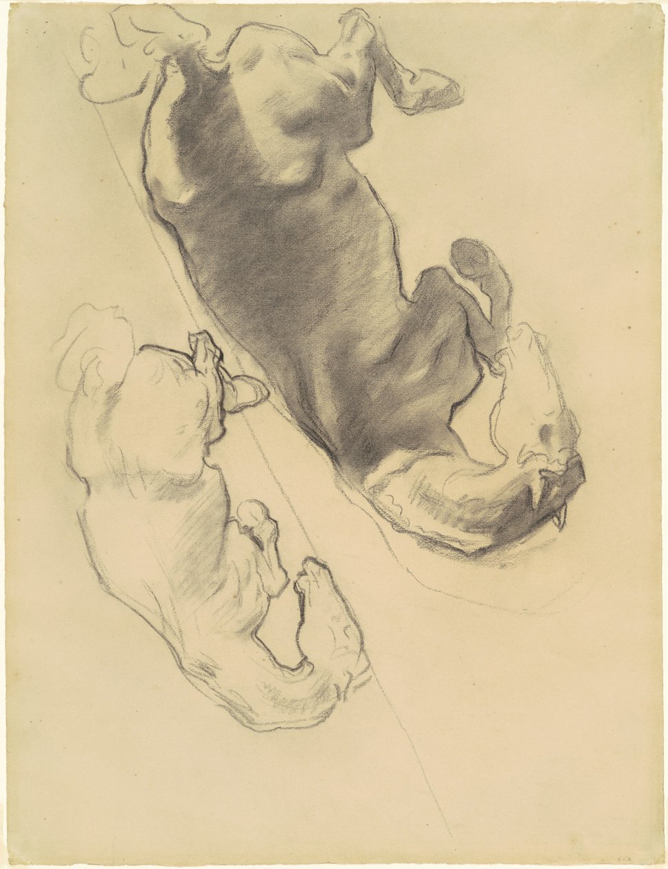Studier för Gogs och Magogs fall, 1903-1916. av John Singer Sargent
