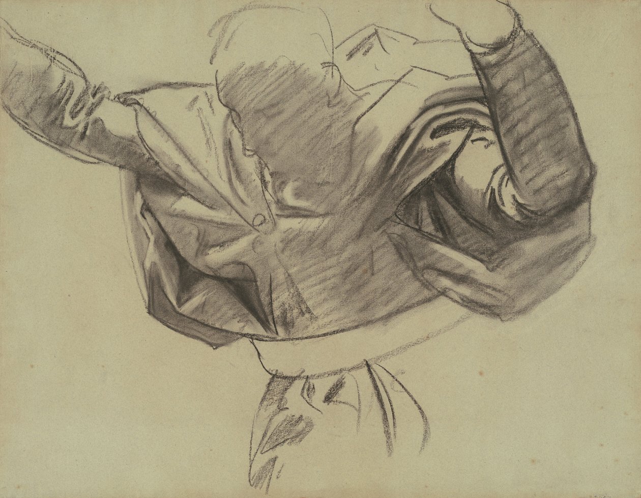 Studie för Herrens tjänarinna, 1903-1916. av John Singer Sargent