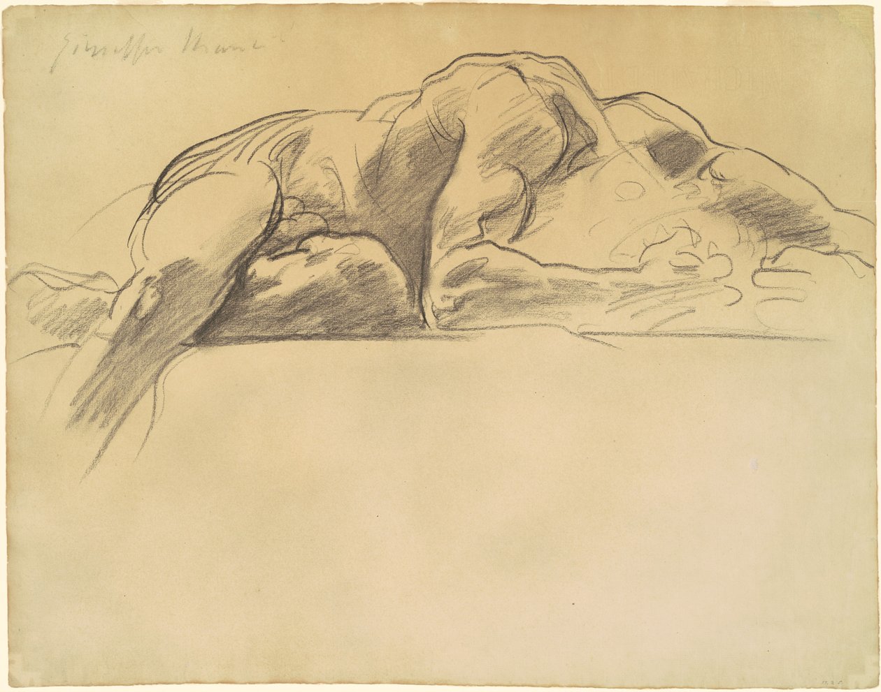 Studie för helvetet, 1903-1916. av John Singer Sargent