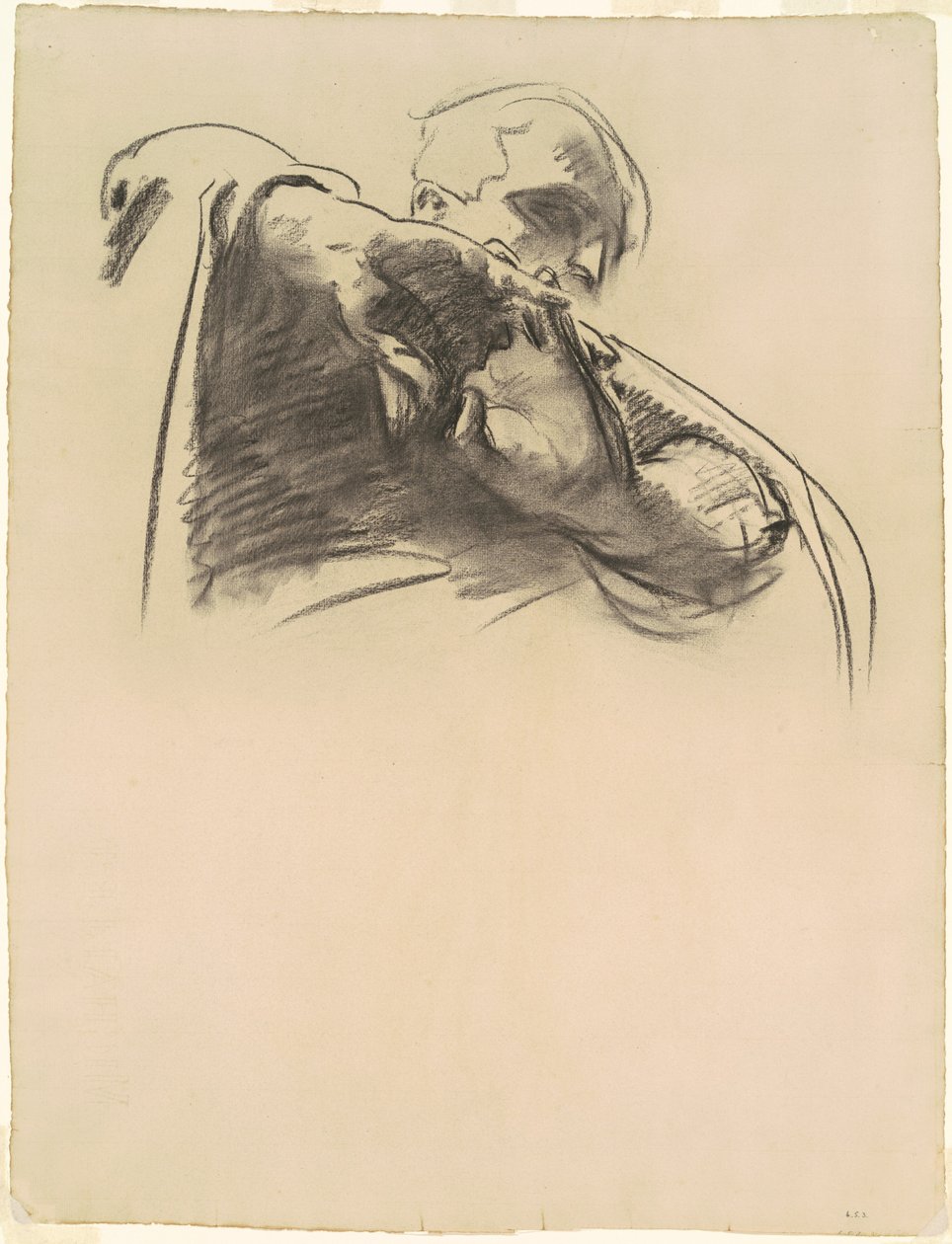 Studie för Vår Herres korsfästelse och död, 1909-1916. av John Singer Sargent