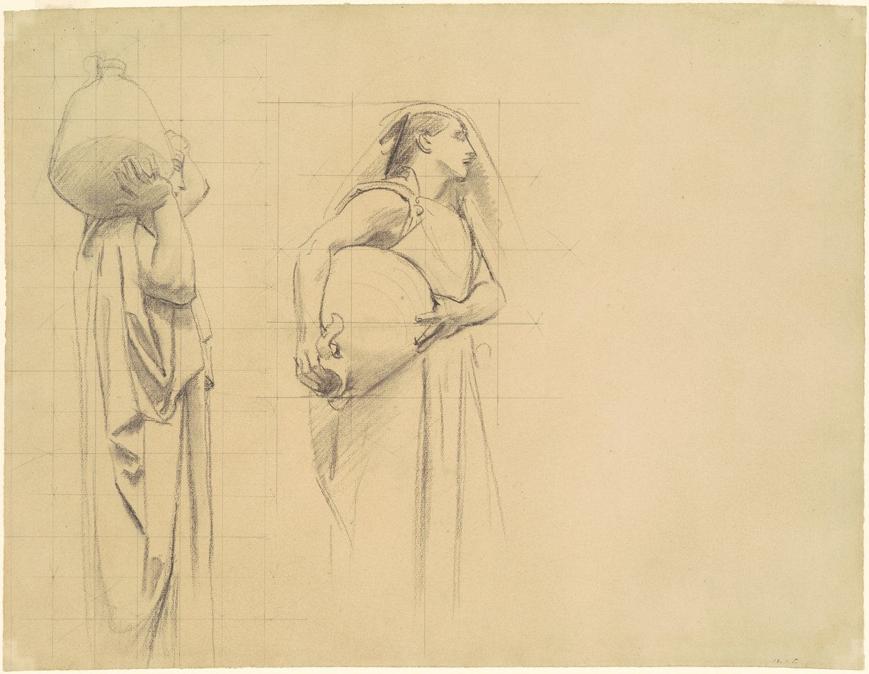 Studie för "The Danaïdes" av John Singer Sargent