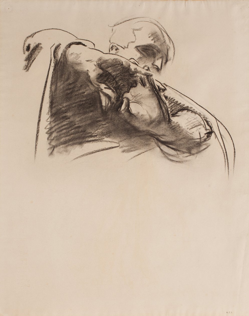 Studera för en ängel i "The Sorrowful Mysteries" av John Singer Sargent