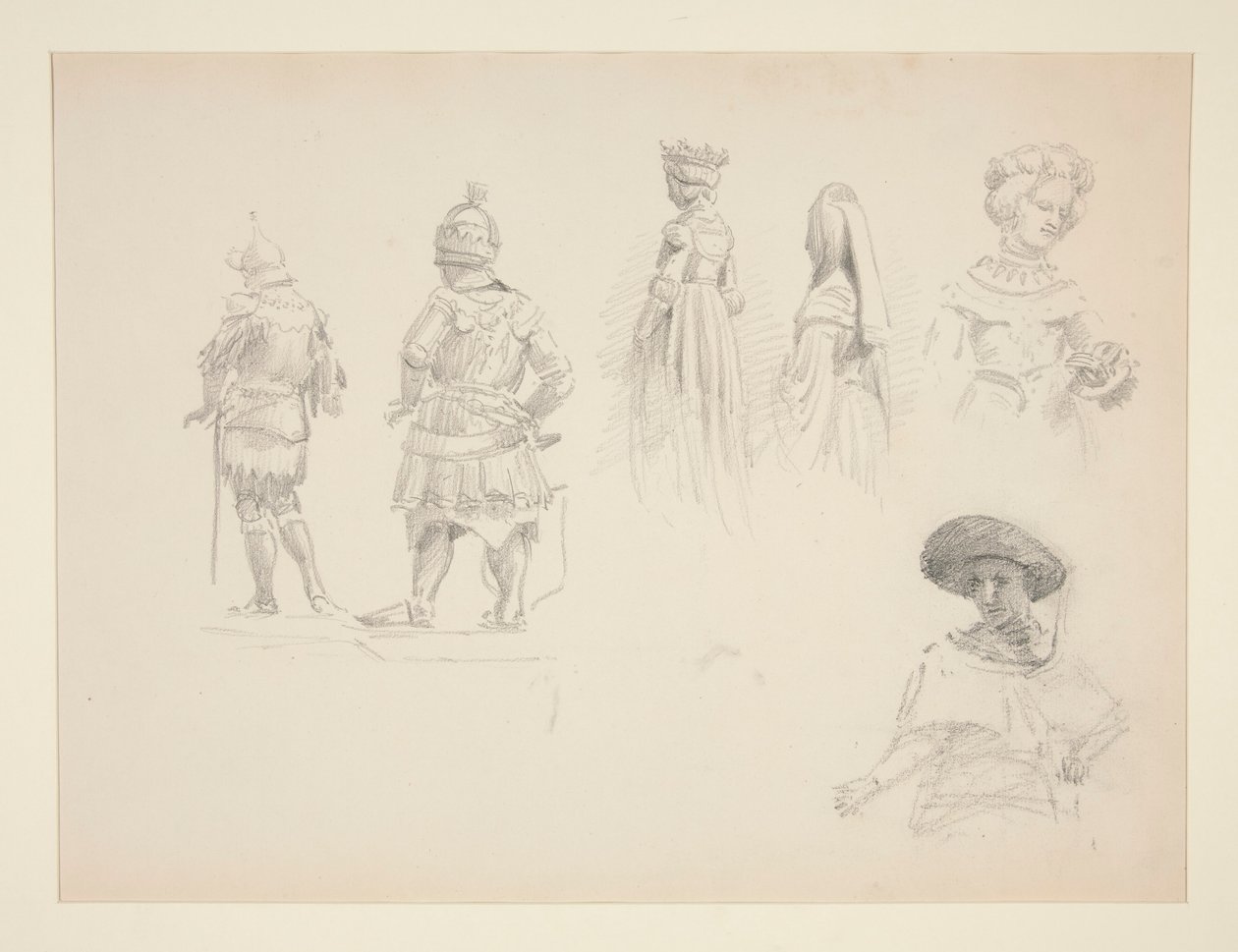 Studie av sex figurer av John Singer Sargent