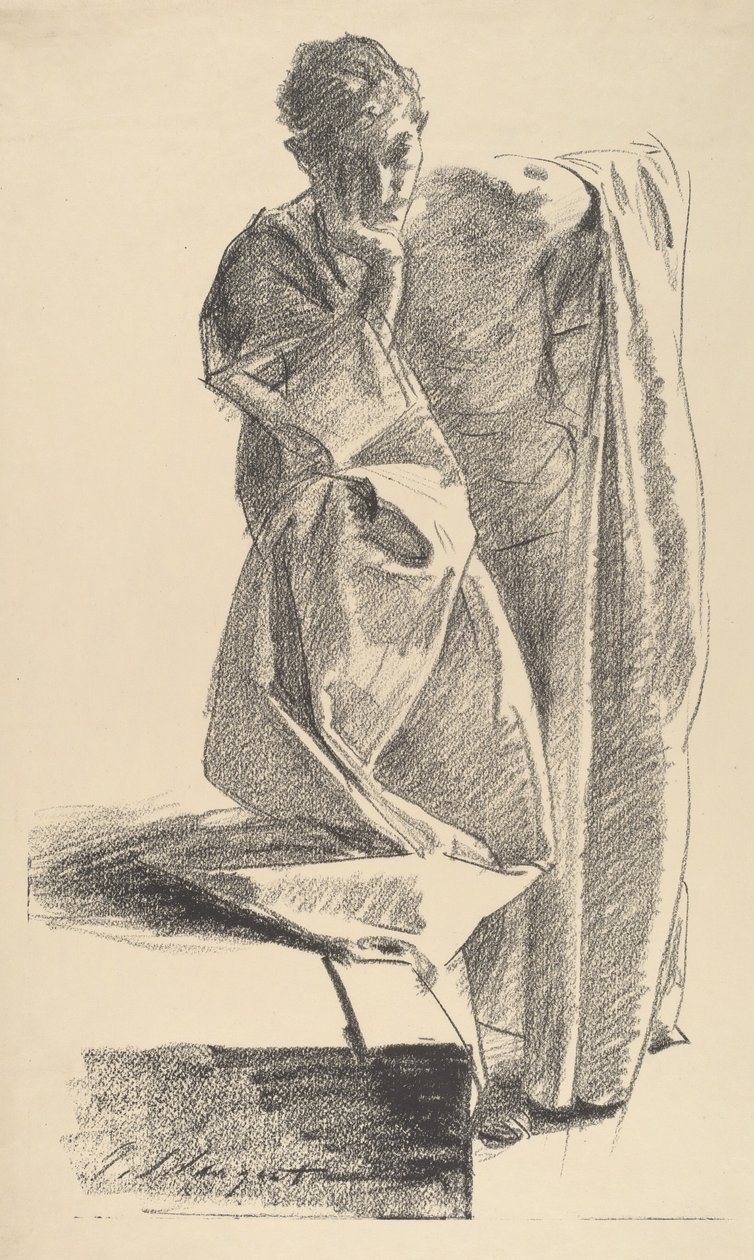 Studie av en ung man av John Singer Sargent