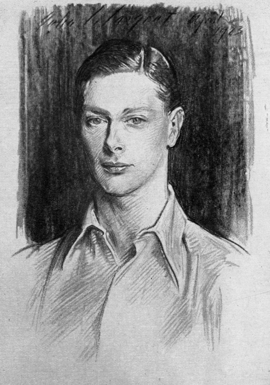 Studie av hertigen av York, 1923 av John Singer Sargent