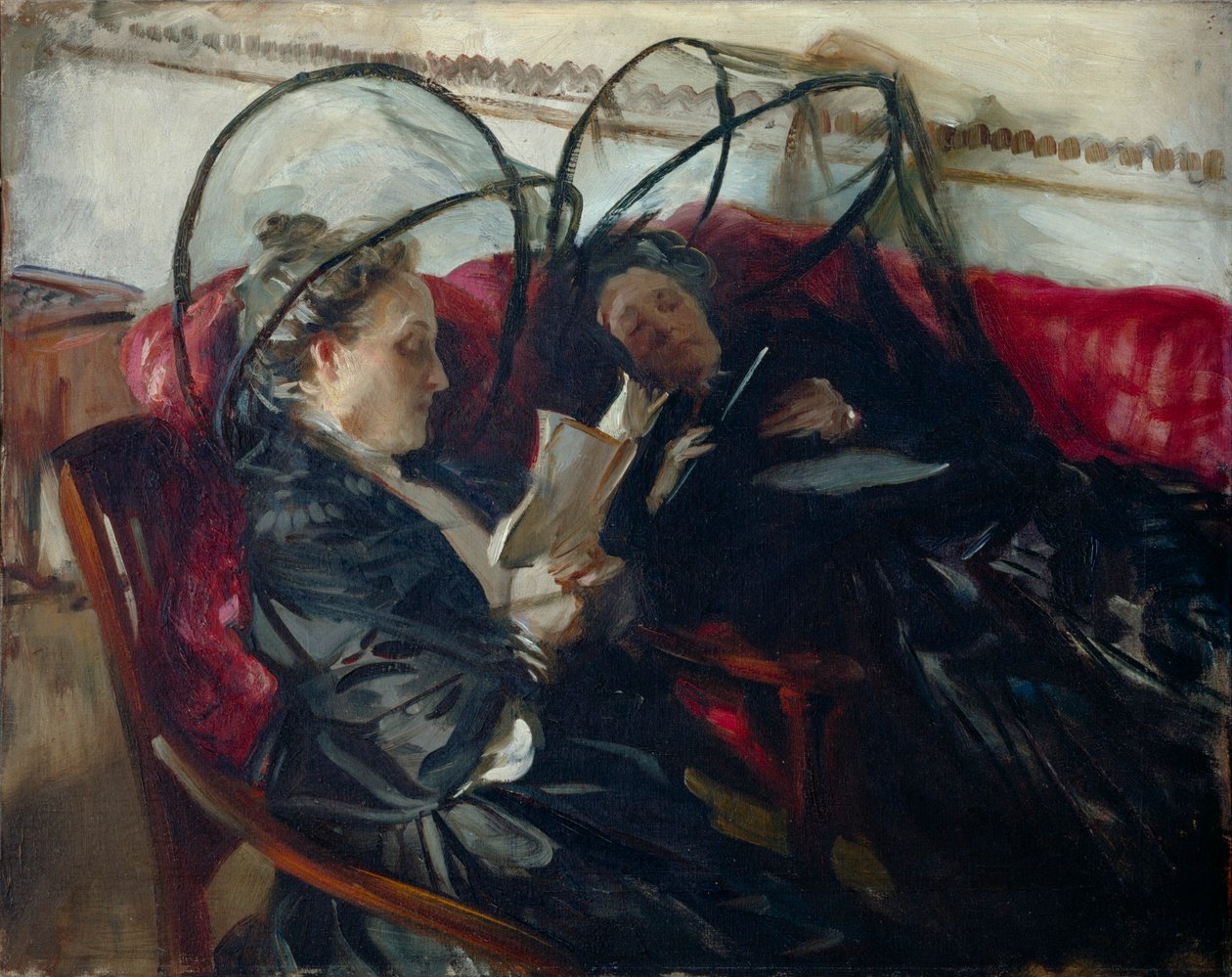 Svenska:  Myggnät Mosquito Nets av John Singer Sargent