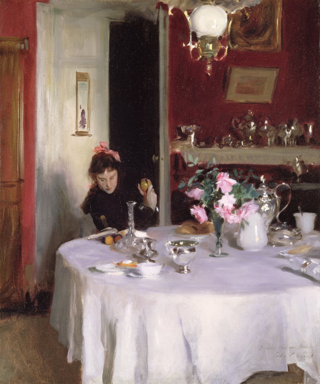 Frukostbordet, 1884 av John Singer Sargent