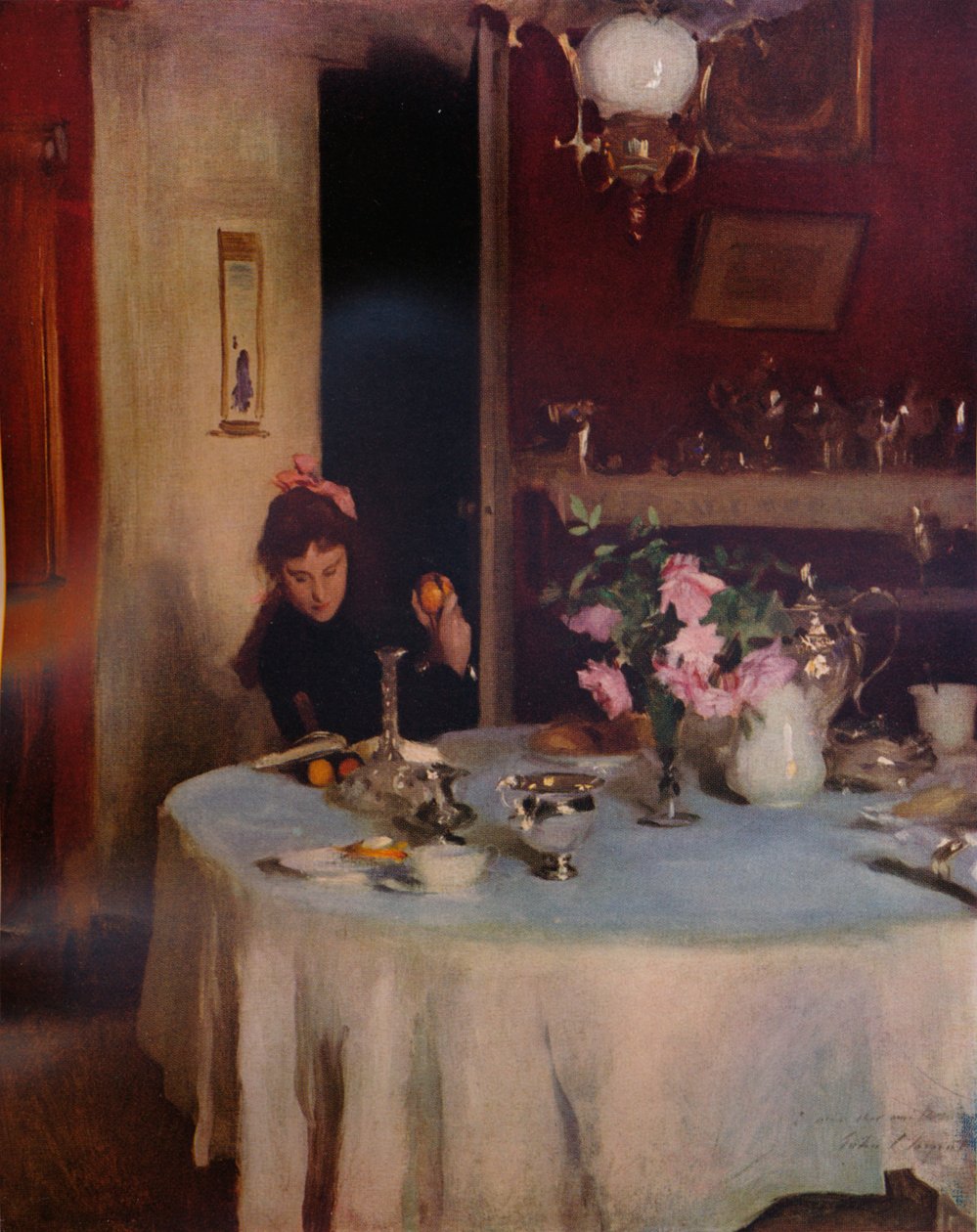 Frukostbordet, 1884 1934 av John Singer Sargent