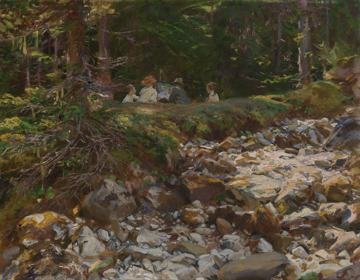 Mästaren och hans elever av John Singer Sargent