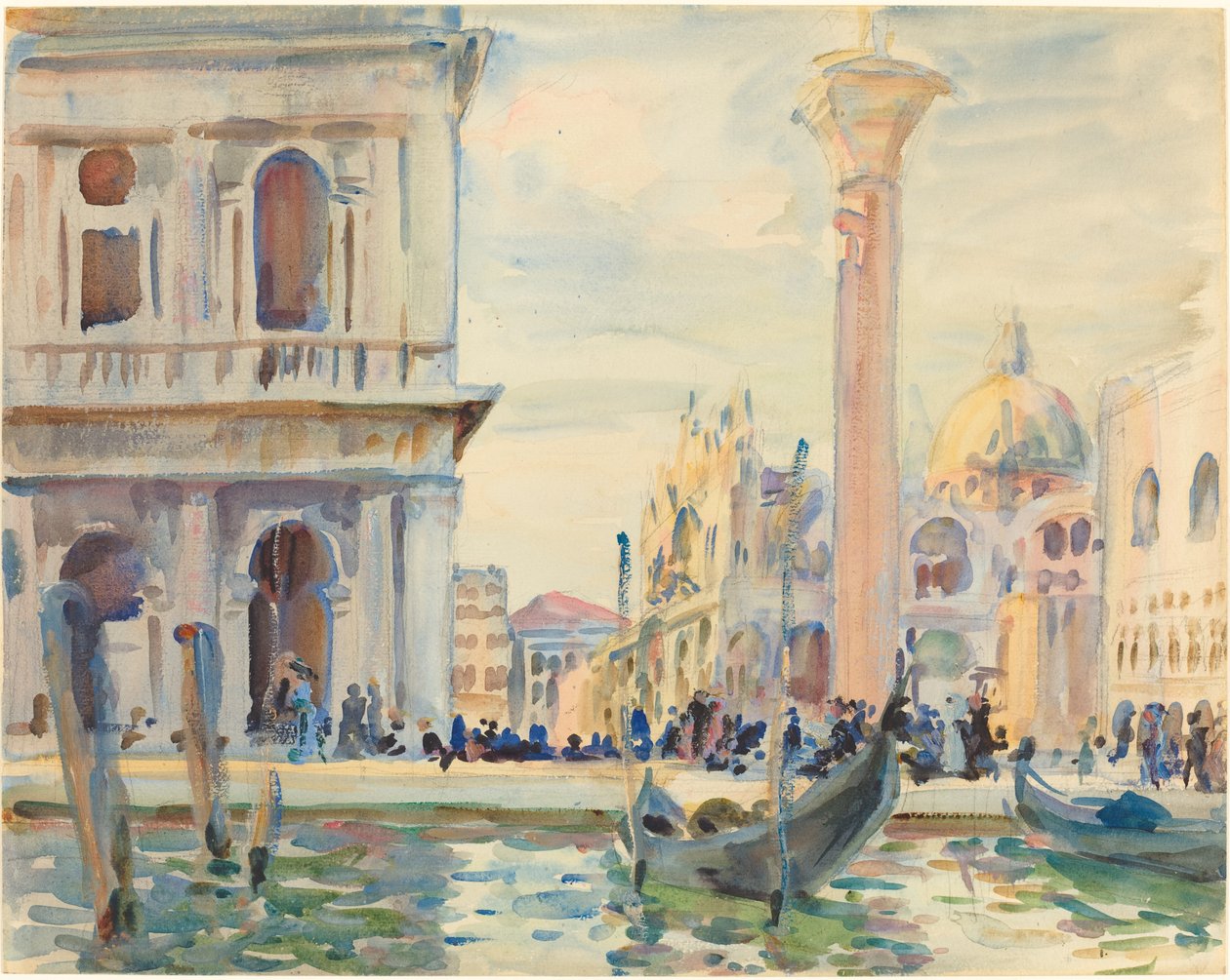 Piazzetta av John Singer Sargent