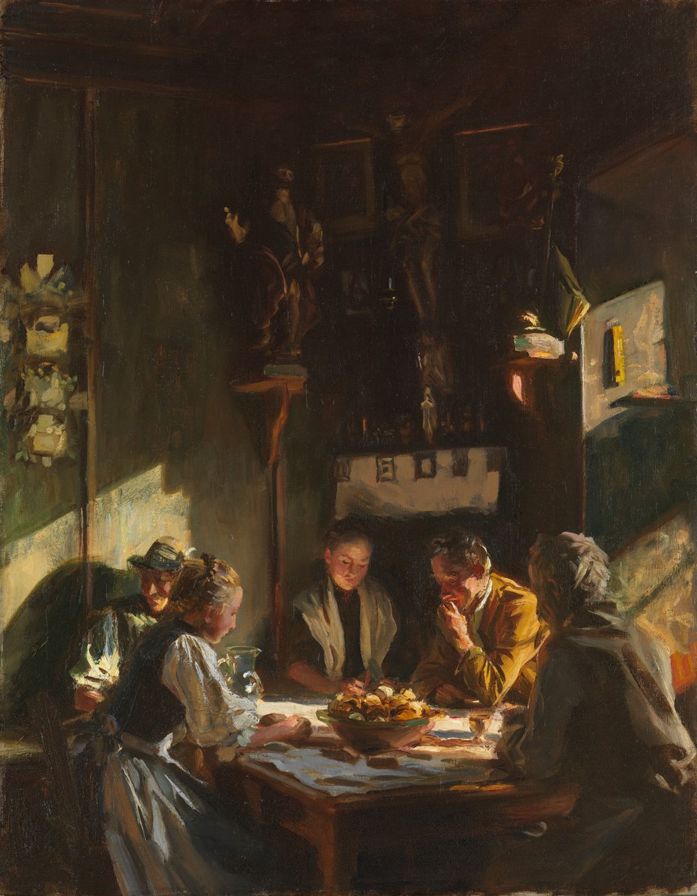 Tyrolens interiör, 1915 av John Singer Sargent