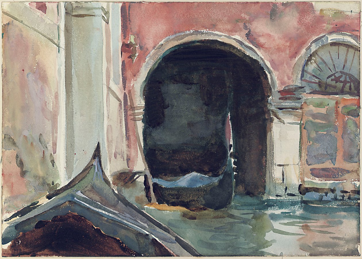 Venetianska kanalen av John Singer Sargent
