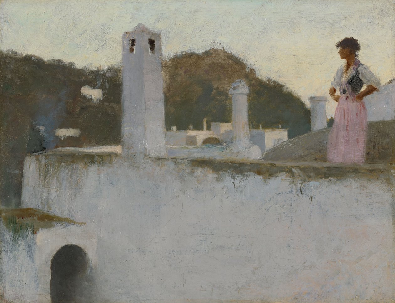 Utsikt över Capri av John Singer Sargent