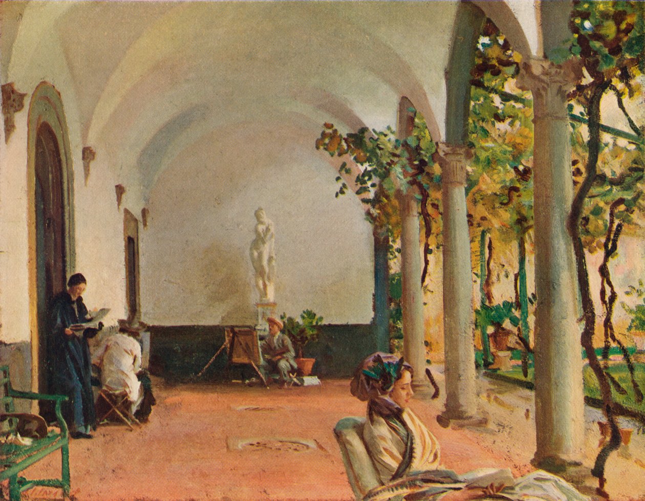 Villa Torre Galli Loggian, 1910 av John Singer Sargent